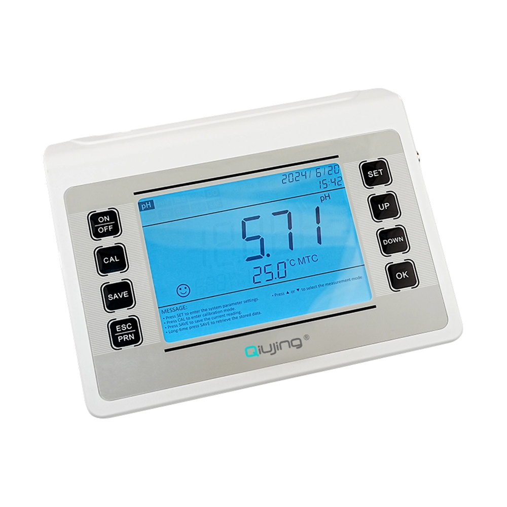 Qiujing LED -näyttö Kätevä langaton Bluetooth-tulostus Kestävä sisäänrakennettu massamuisti Bentchtop PH Meter P901 Qiujing LED -näyttö Kätevä langaton Bluetooth-tulostus Kestävä sisäänrakennettu massamuisti Bentchtop PH Meter P901